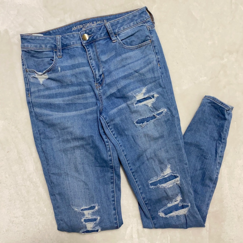 American Eagle Size 10 high rise jeggings